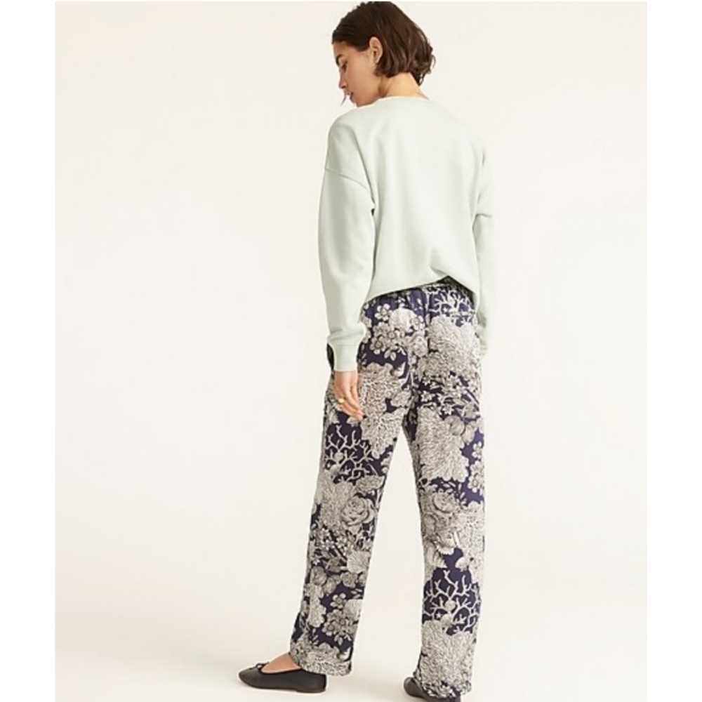 12. J. Crew Pull-on cropped pant in Ratti® seashell print - Picture 8 of 8